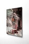 Wallity Cuadro decorativo de cristal templado Banksy 1888 - 70 x 100 cm